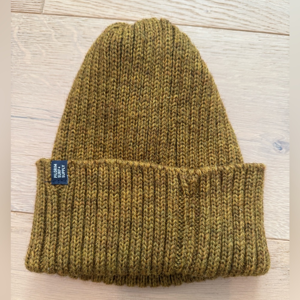 Pilgrim Surf Supply Phillips wool beanie Walnut